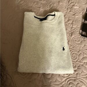 Polo by Ralph Lauren Light Gray Crewneck Sweater